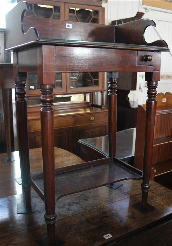 Mahogany washstand